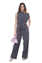 ALYSI Pantalone palazzo peach touch Pantaloni Gray purple 116119-P6045 GRASYP 