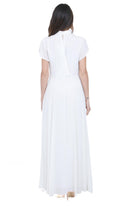 FORTE FORTE Abito lungo con ricamo Abiti Avorio 14523MYDRESS 0047 