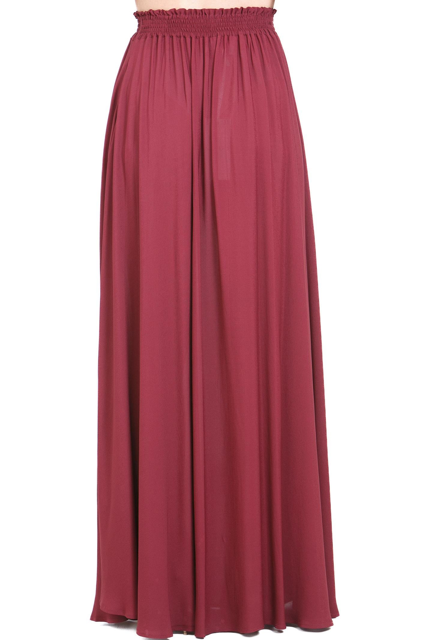 KAOS Gonna lunga vita elastica Gonne Ruggine SP1OR009 7004 