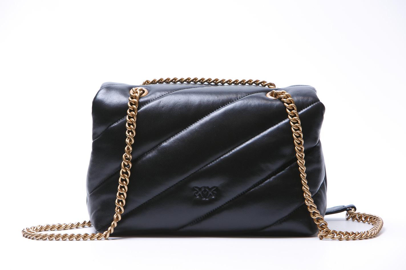 PINKO Love Puff Classic Borse Black/gold 100038-A0F2LOVEPUFF Z99Q 