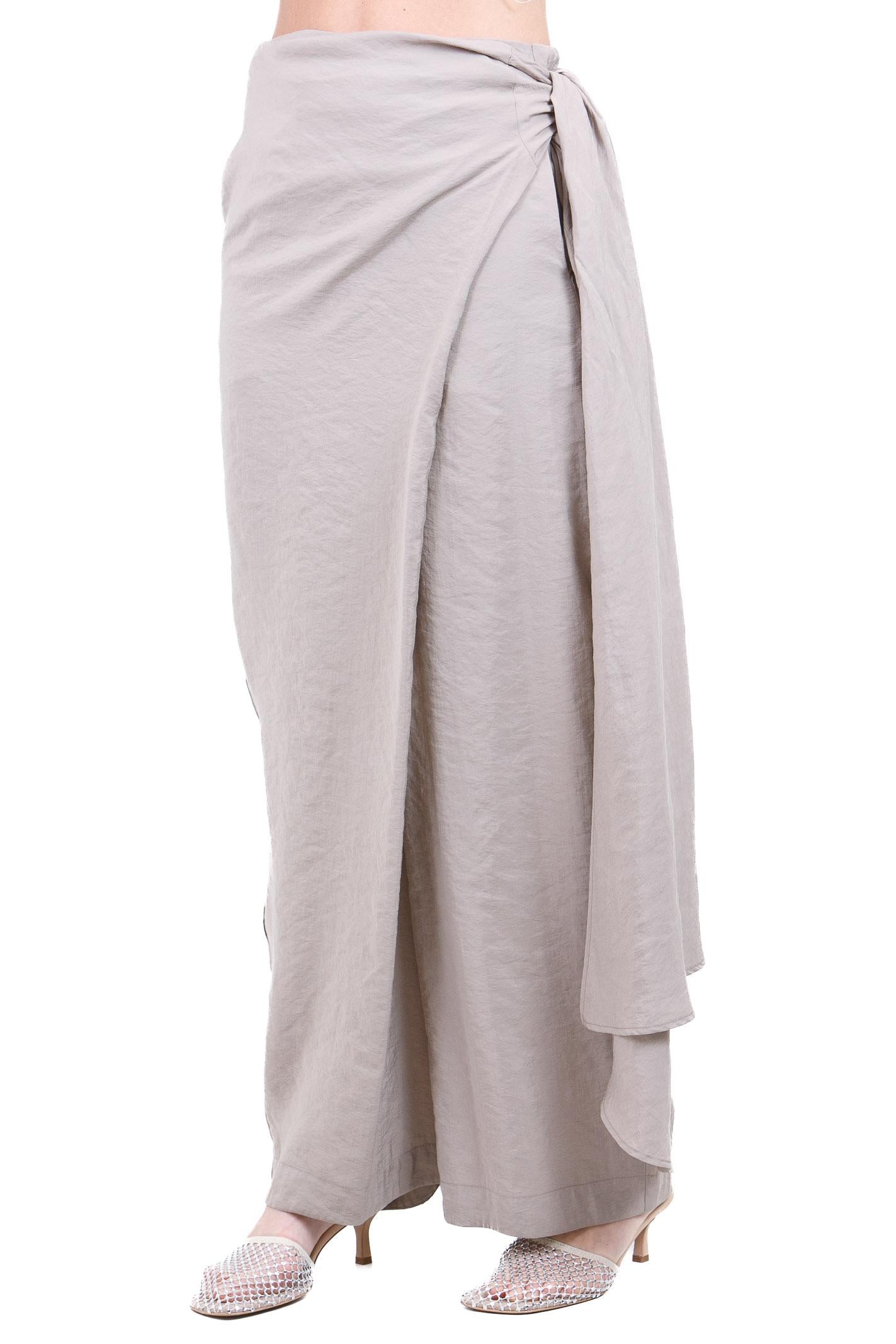 SU  Pantaloni Tortora S6M502 S026 