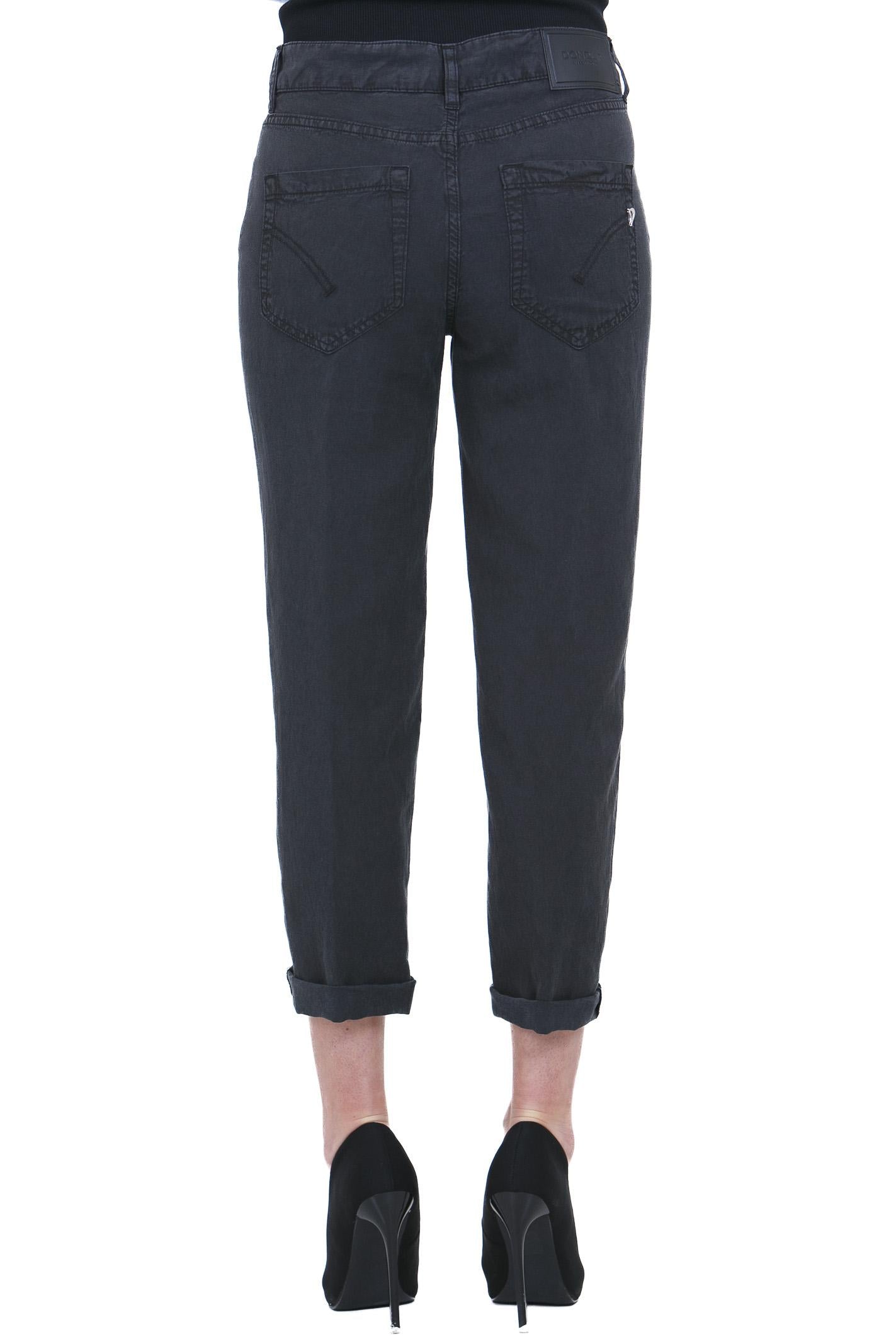 DONDUP  Pantaloni Nero DP268BCF0197DBM5-LOOSEKOONSG 999 