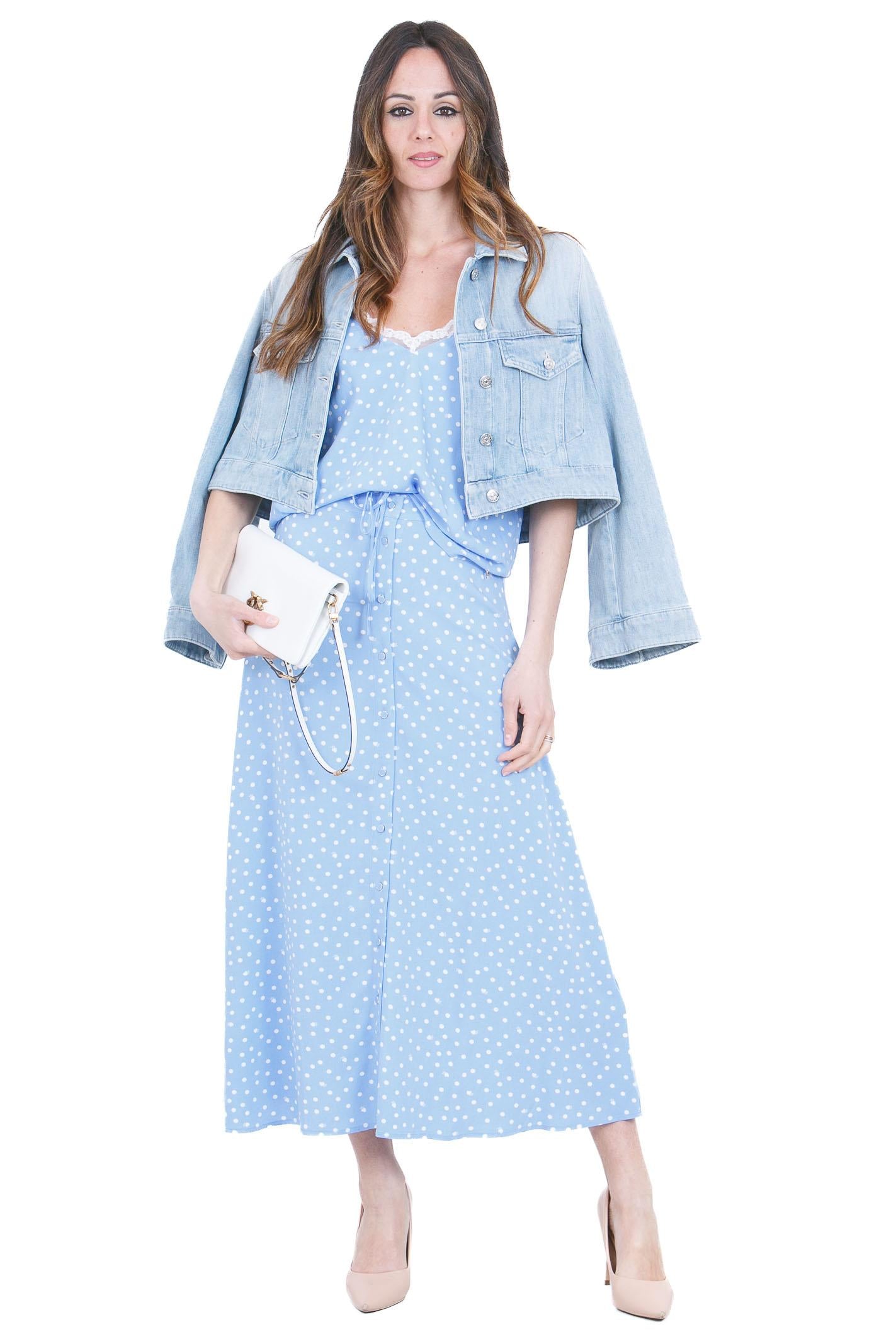 DES PETIT HAUTS  Gonne Dots ciel ELIZETTA-1E260409 IM282 