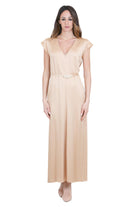 FORTE FORTE Abito lungo in satin Abiti Paglierino 14554MYDRESS 1012 