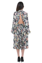 SEMICOUTURE Naiara abito stampa fiore<BR/> Abiti Nero mix NAIARA-Y6SS20 FLW59 