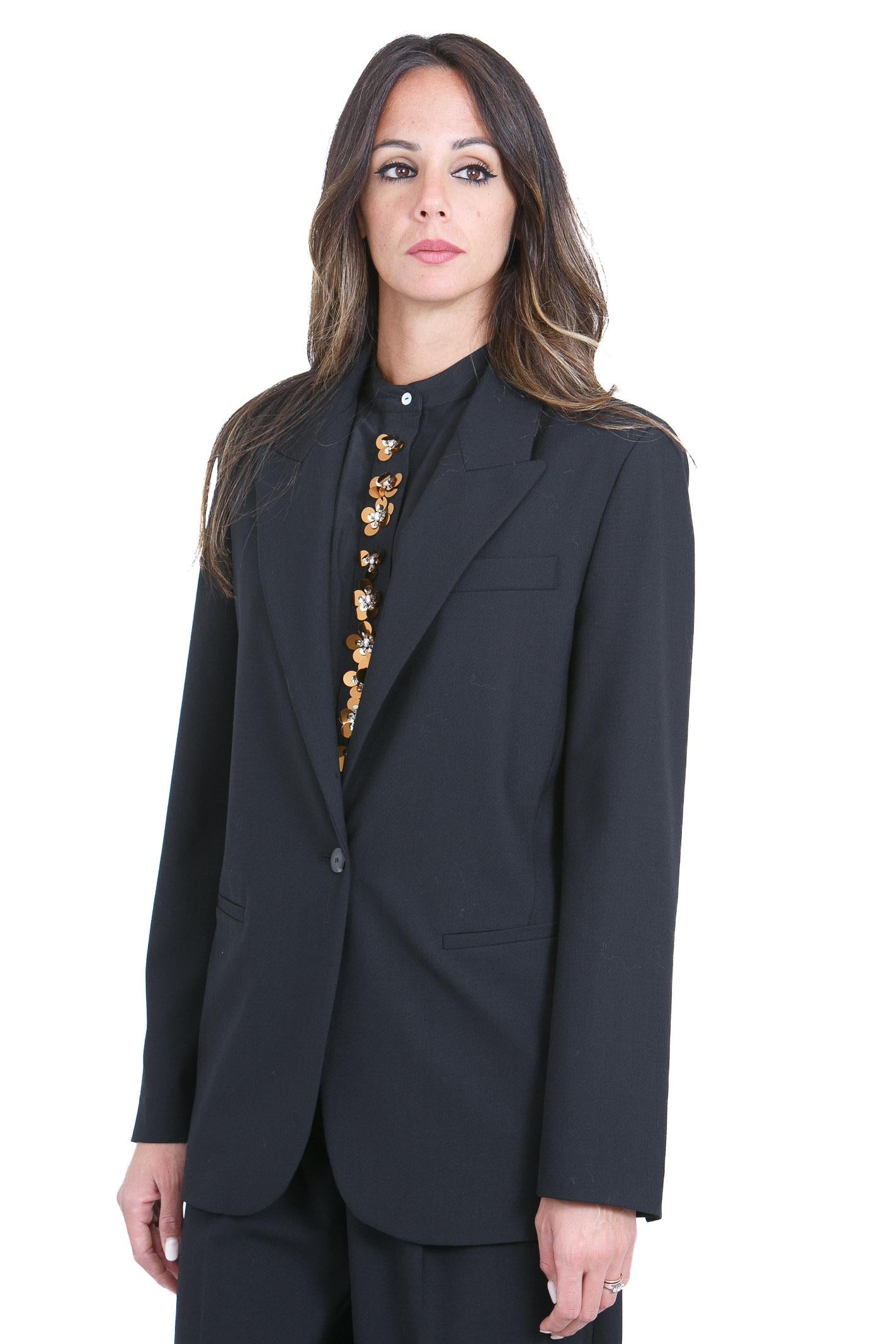 FORTE FORTE  Blazer Noir 14326MYJACKET 8001 