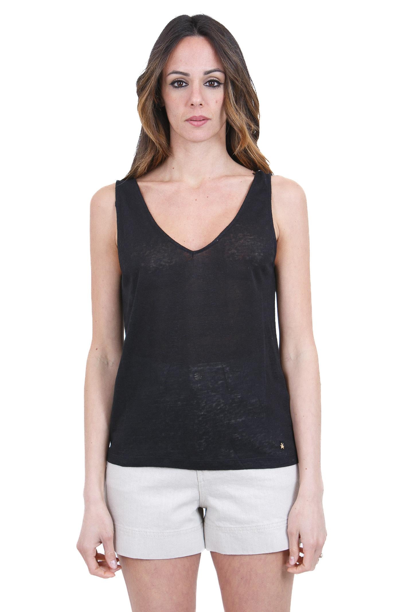 DES PETIT HAUTS  Top Noir HANIZ-1E260223 09000 