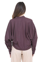ALYSI Camicia con laccetto al collo Camicie Uva 116218-P6015 UV 