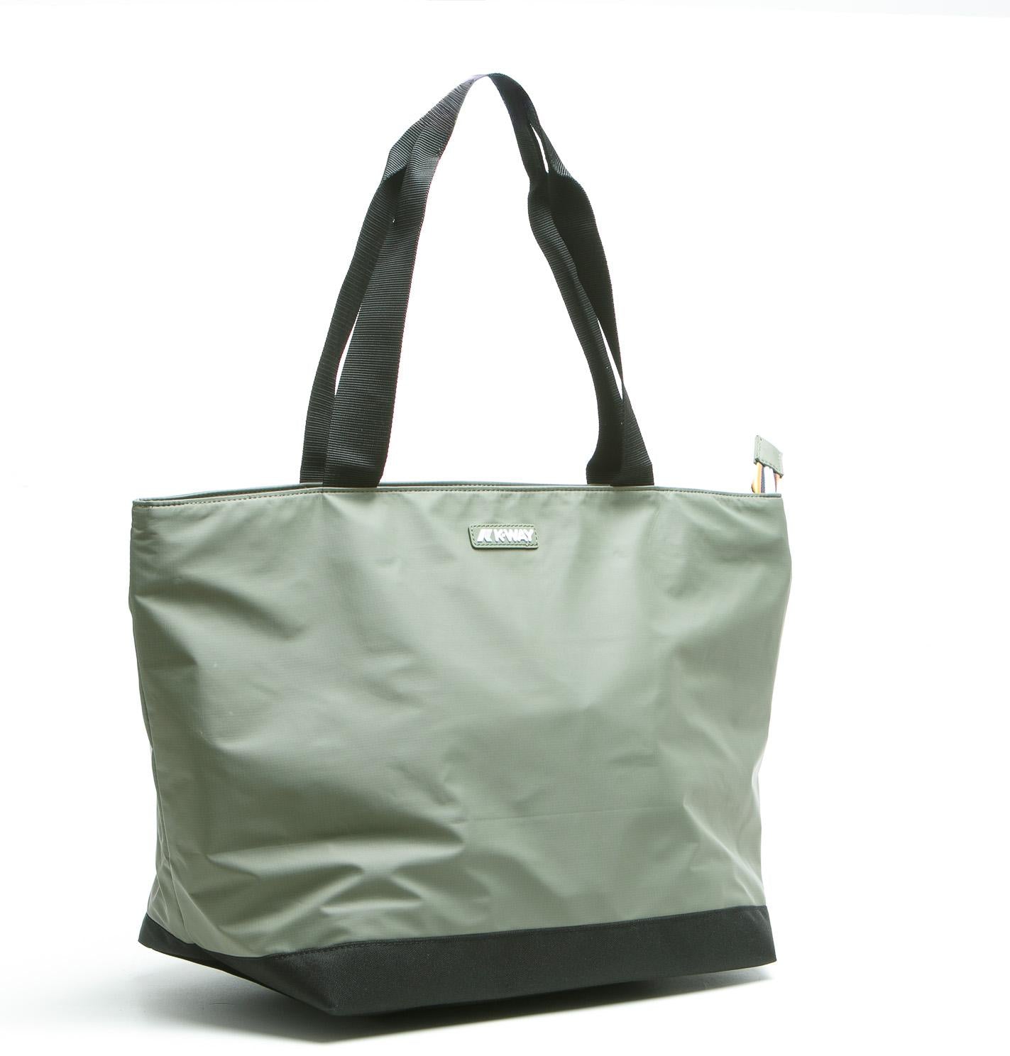 K-WAY Clere tote bag unisex Borse Green lichen CLERE-K7127MW V15 