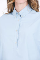 ALYSI Camicia boxy con colletto classico a polo Camicie Cielo 116221-P6015 CIE 