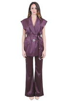 PINKO  Pantaloni Bordeaux vino PINOLO-106434-A361 R57 