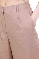 NOT SHY  Pantaloni Moka PAULA-NF9X015LIC000 MOKA 