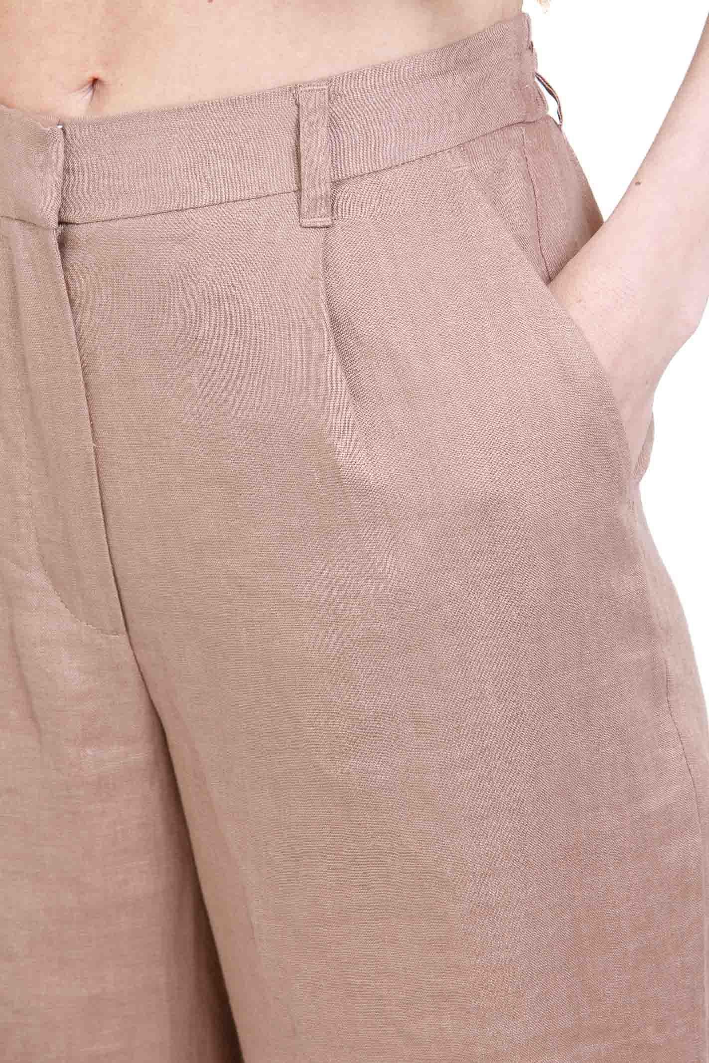 NOT SHY  Pantaloni Moka PAULA-NF9X015LIC000 MOKA 