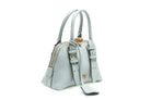 PINKO Borsa bowling a mano Mini Escape Bag in pelle Borse Grigioperla/gold 105333-A0QO-BOWLING K32Q 