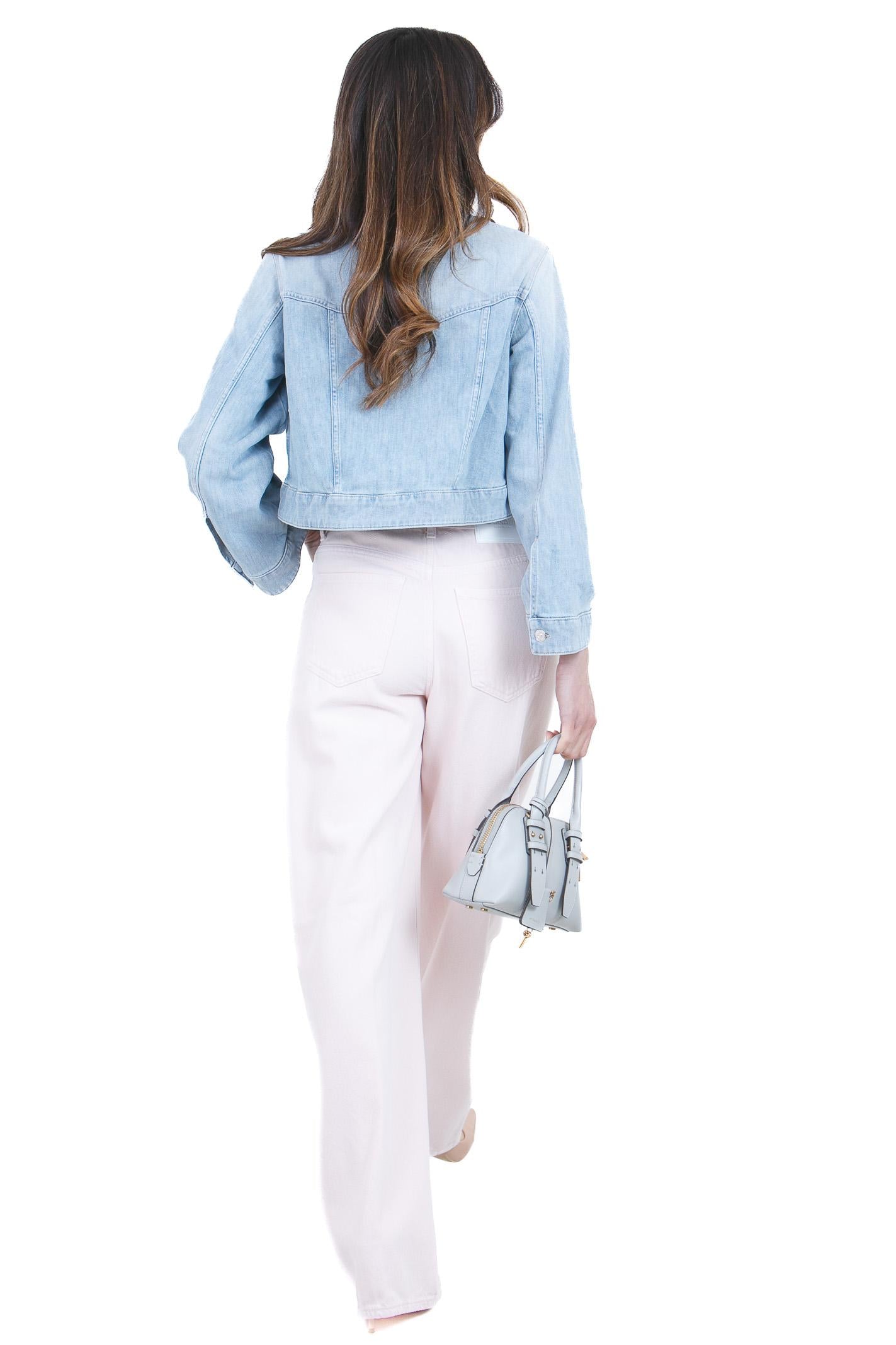 DONDUP Giubbotto in denim cropped Giubbotti Blu DJ753DS0107DMB2 800 