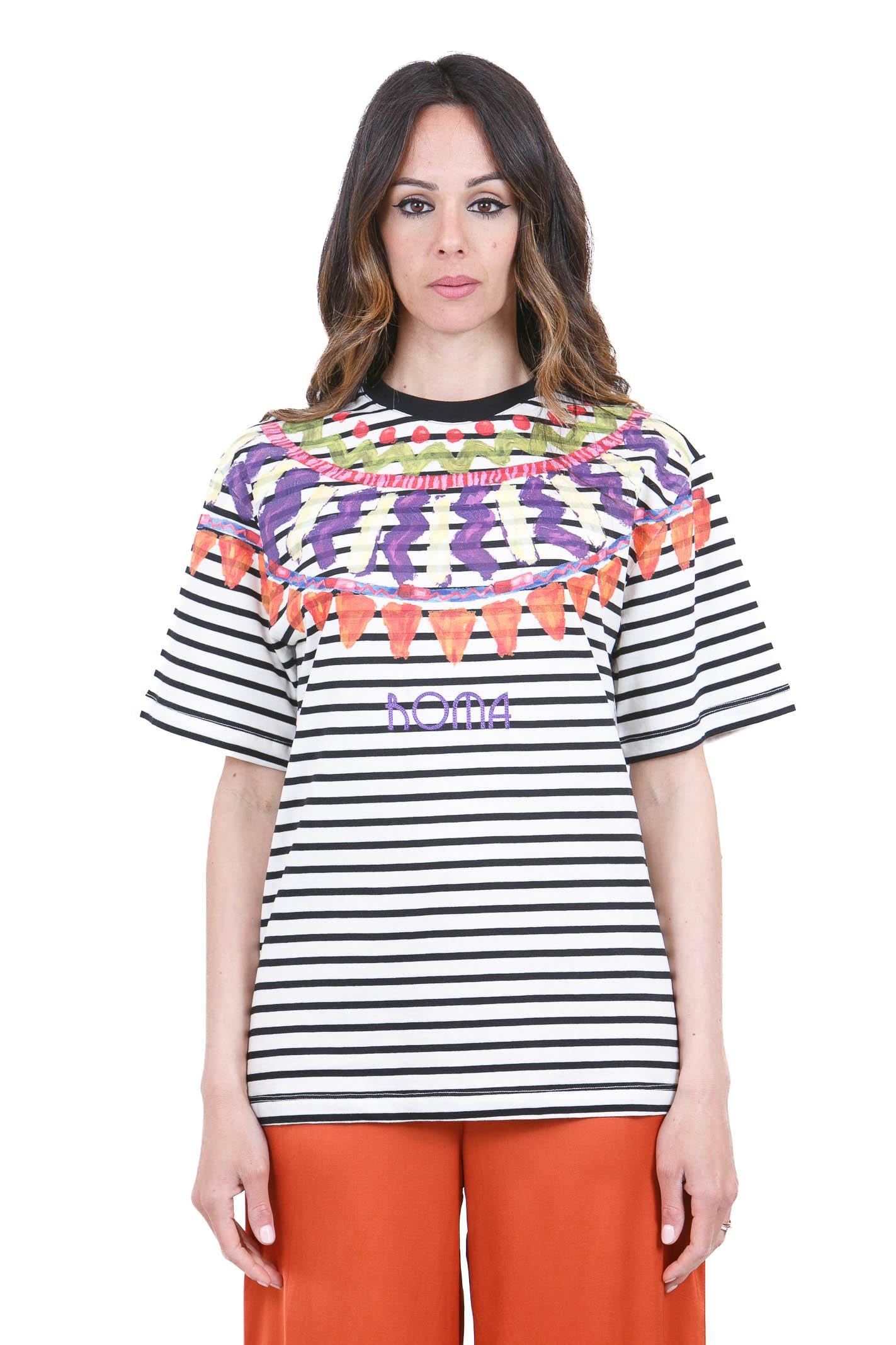 STELLA JEAN T-shirt rigata T- Shirt Rigata T531 H016 