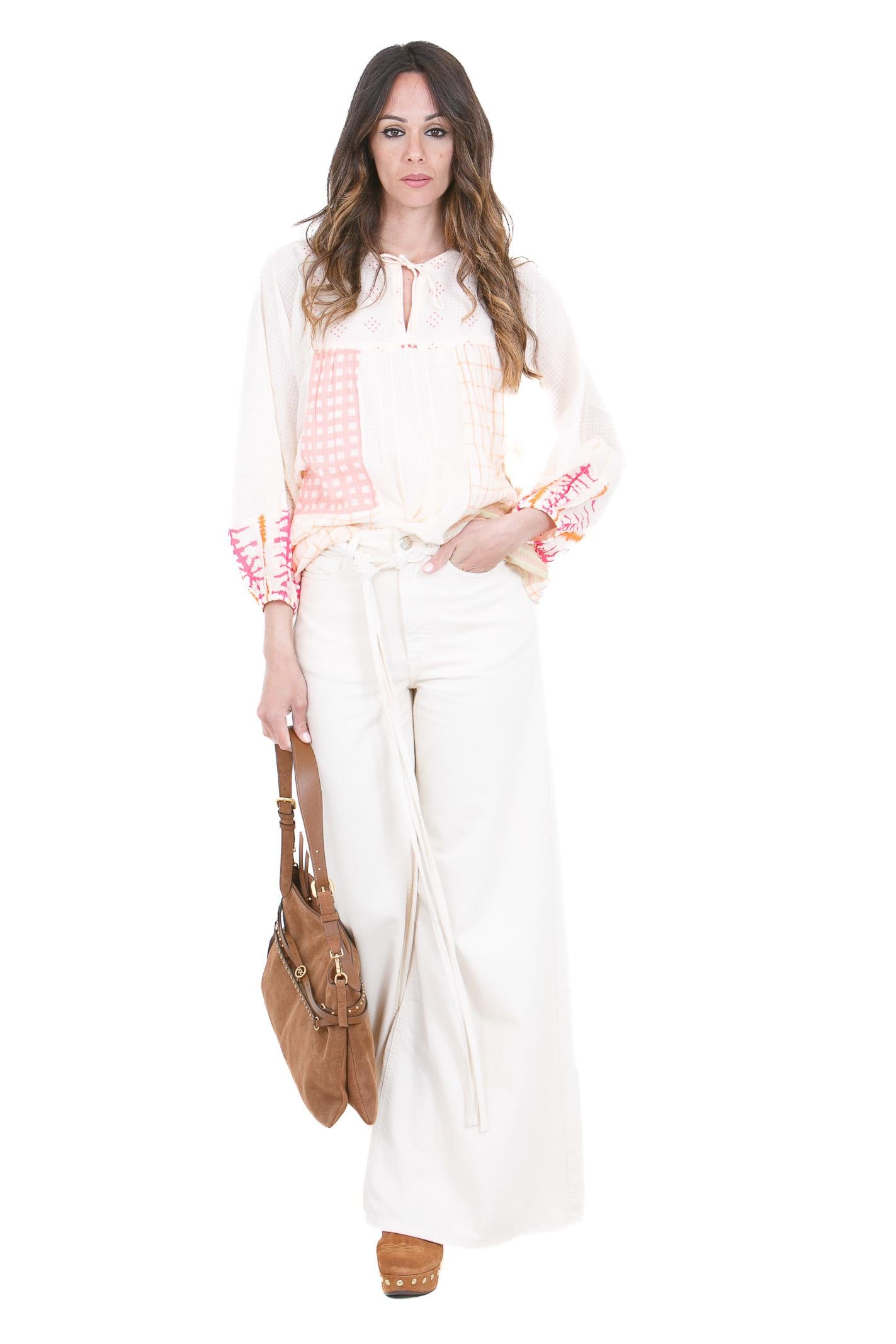 STELLA FOREST Blusa Maya Bluse Ecru MAYA-E26TU021 ECRU 
