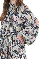 SEMICOUTURE Naiara abito stampa fiore<BR/> Abiti Nero mix NAIARA-Y6SS20 FLW59 