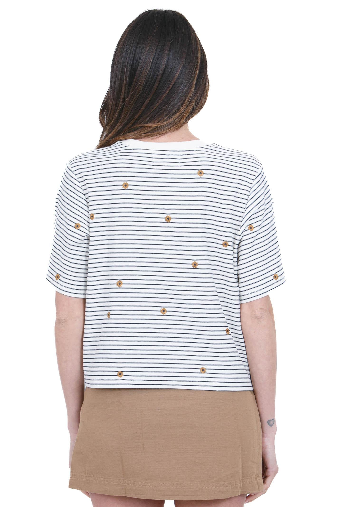 DES PETIT HAUTS  T- Shirt Marine/mousse JOSEF-1E260241 RA280 