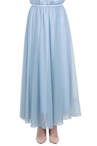 FORTE FORTE Gonna lunga in chiffon Gonne Ciottolo 14592MYSKIRT 3097 