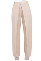ALYSI Pantalone con piegone<BR/> Pantaloni Pelle 116108-P6016 PELLE 