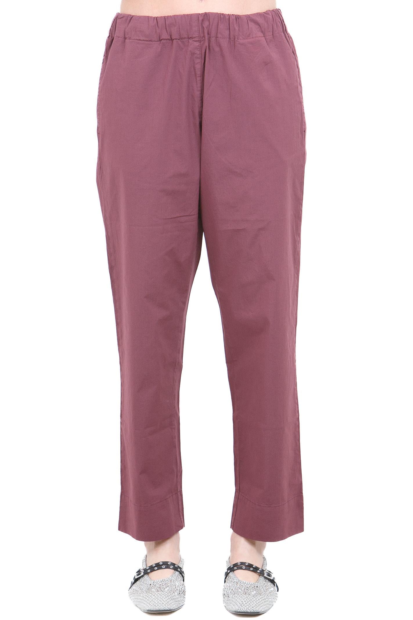 MADAME VENICE  Pantaloni Bordeaux PETUNIA BORDEAUX 