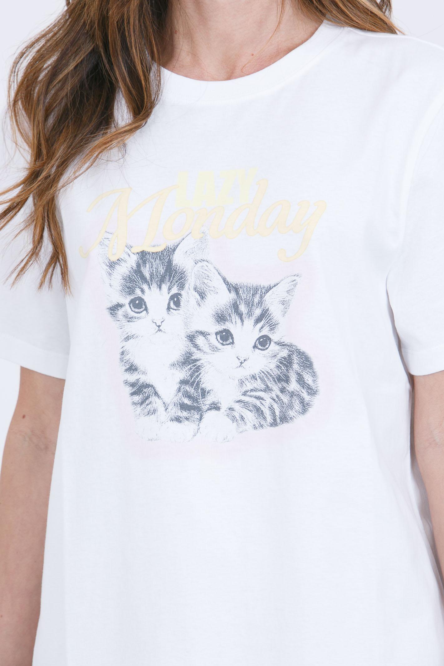 DES PETIT HAUTS  T- Shirt Ecru JEANNE-1E260210 2000 