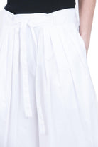 MANILA GRACE  Pantaloni Bianco ottico P069CU MA009 