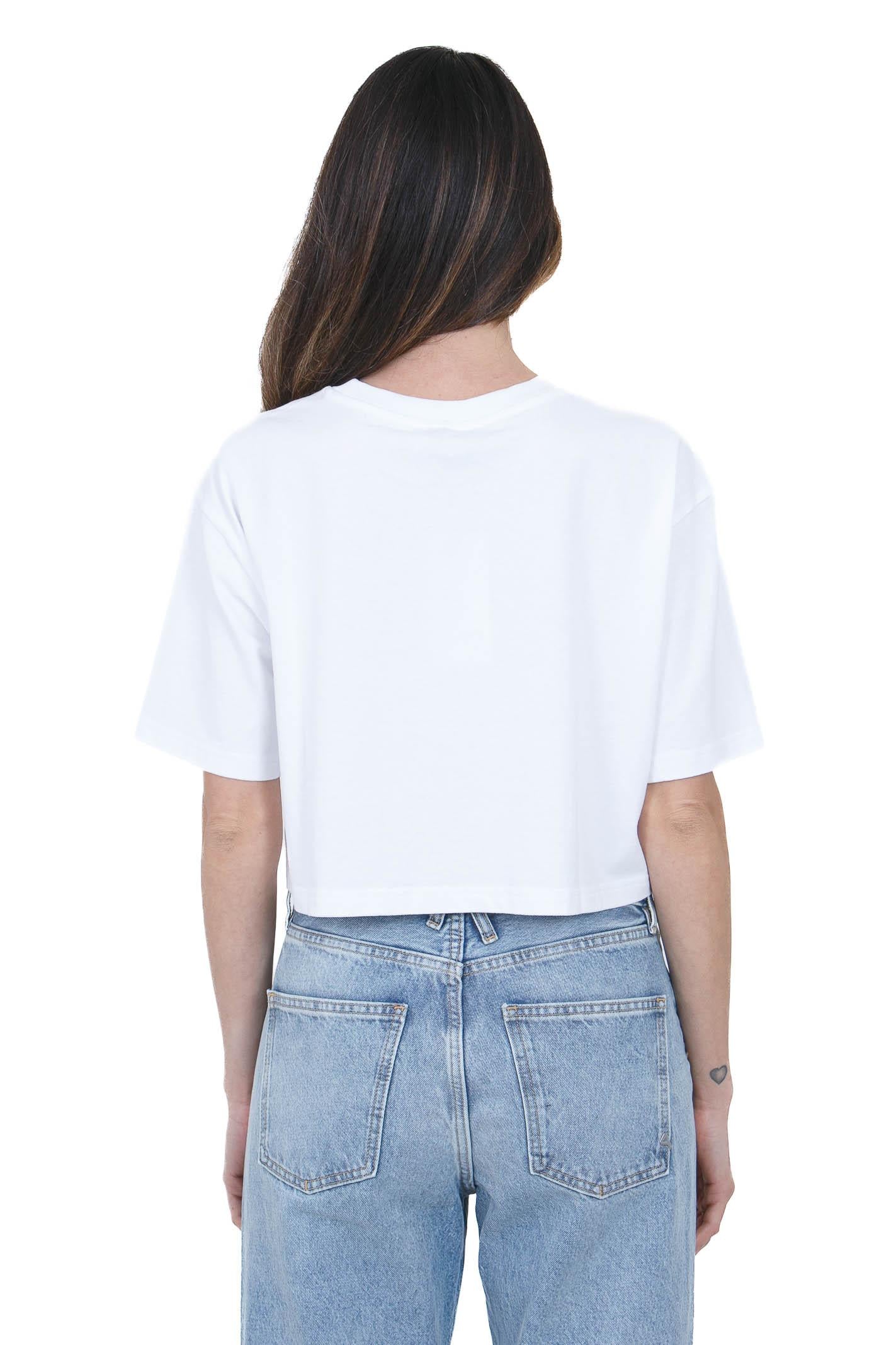CYCLE T-shirt Ariel boxy fit con logo stampato T- Shirt White/silver ARIEL-362MC04 0144 