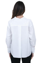 POMANDERE Camicia con abbottonatura girocollo Camicie Bianco ottico 261-9494-11633 100 