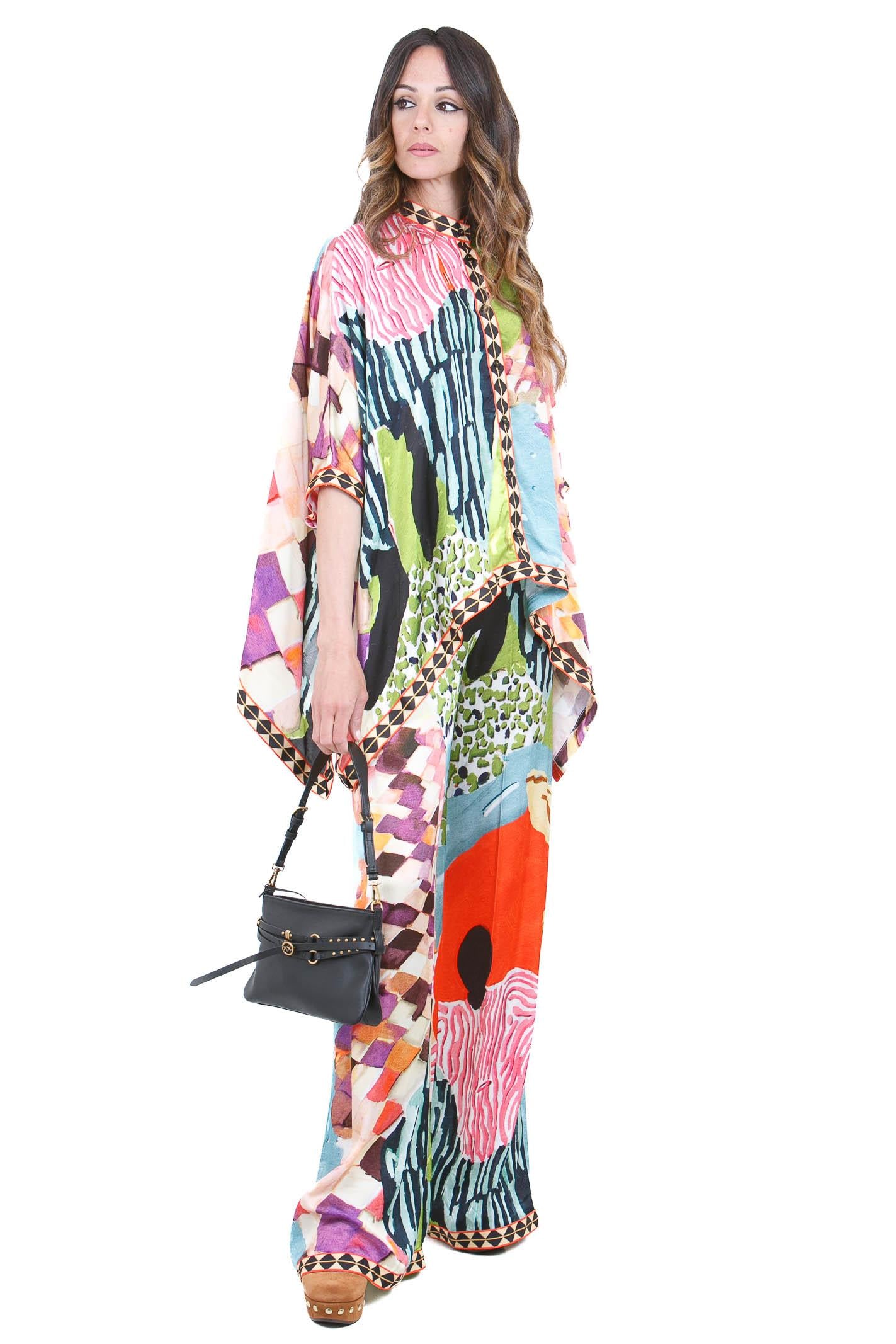 STELLA JEAN Pantalone ampio fantasia Pantaloni Fantasia P568 STAMPATO 