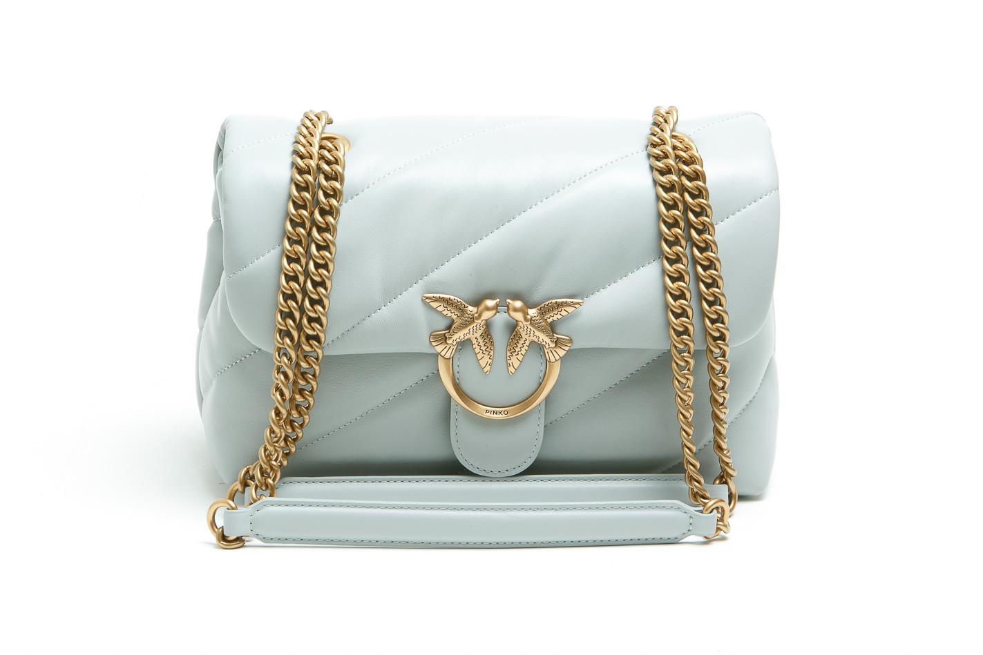 PINKO Love Puff Classic Borse Grigioperla/gold 100038-A0F2LOVEPUFF K32Q 