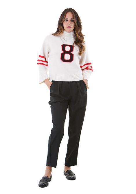 Hampshire pantalone in felpa maculato 8PM | Pantaloni | 42P148-B-OAKLAND009