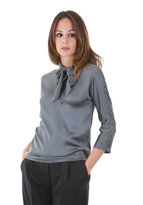 Blusa in raso con fiocco JUCCA | Bluse | J40520230/L/03123
