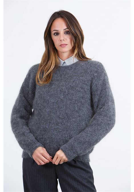 Maglia girocollo in mohair