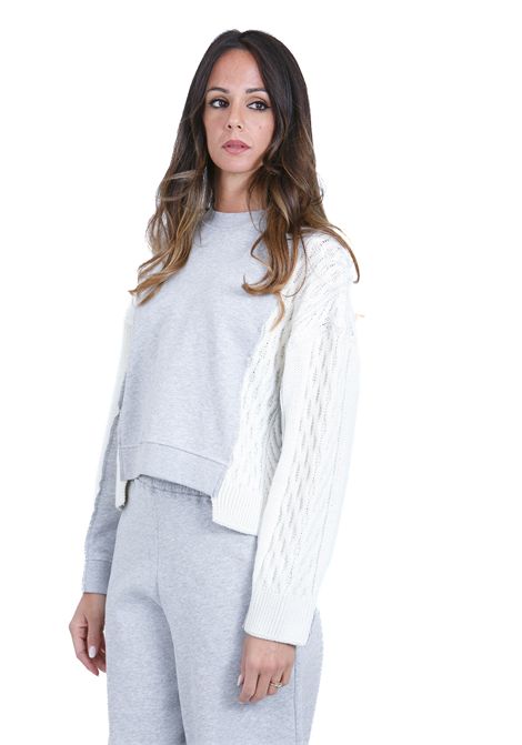 Felpa con iserti in lana 8PM | Felpe | FELICIA-52CM30388