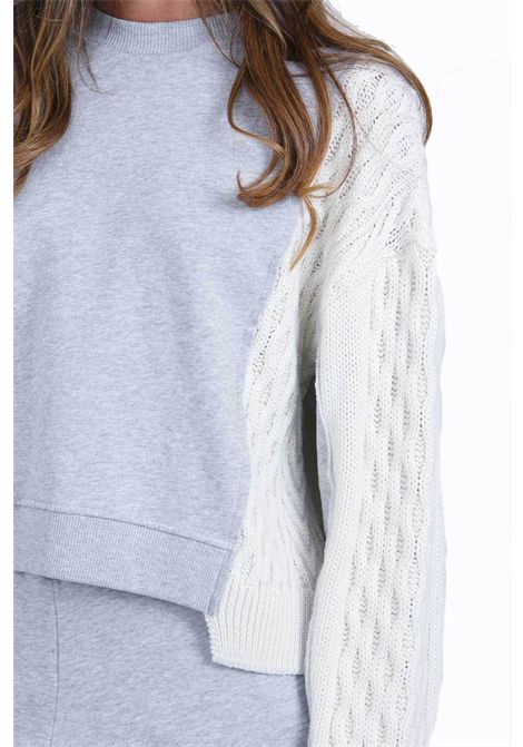 Felpa con iserti in lana 8PM | Felpe | FELICIA-52CM30388