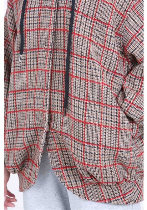 Giacca check corta con cappuccio 8PM | Cappotti | ISOLDE-52K115021