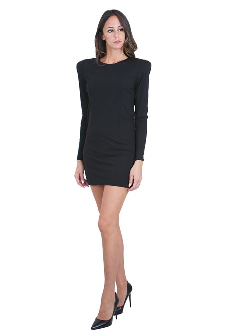 Abito scollo schiena ACTUALEE | Abiti | AB4069BLK