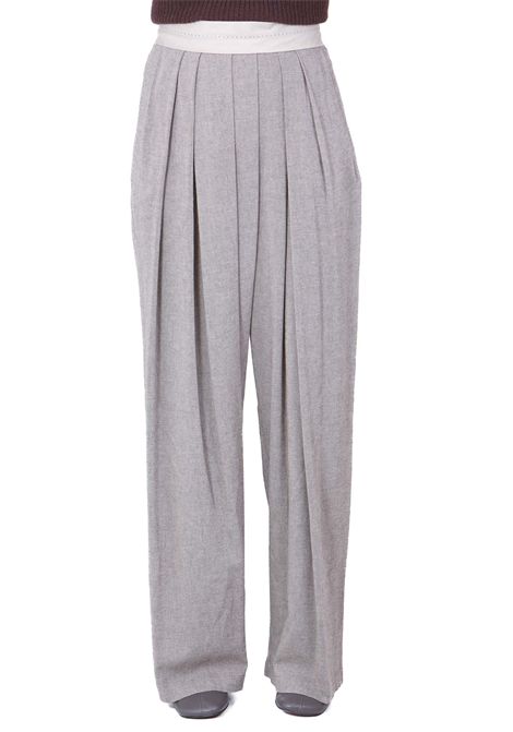 LIGHT FLANELLA PIEGHE ALYSI | Pantaloni | 165127-A5013MEL