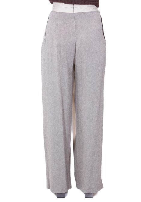 LIGHT FLANELLA PIEGHE ALYSI | Pantaloni | 165127-A5013MEL