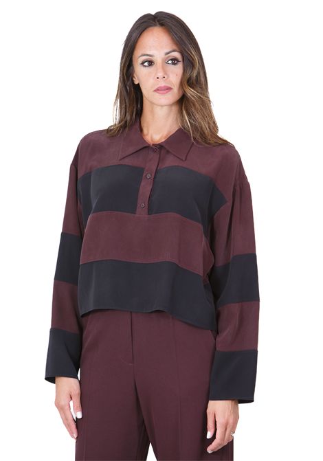 POLO CREPE DE CHINE ALYSI | Maglie | 165201-A5051UV-NE