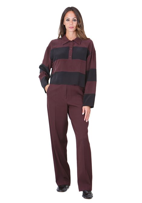 POLO CREPE DE CHINE ALYSI | Maglie | 165201-A5051UV-NE