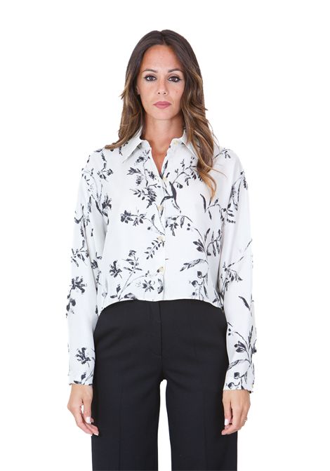 FLOWER CROPPED ALYSI | Camicie | 165232-A5043PERLA