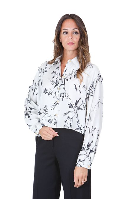 FLOWER CROPPED ALYSI | Camicie | 165232-A5043PERLA