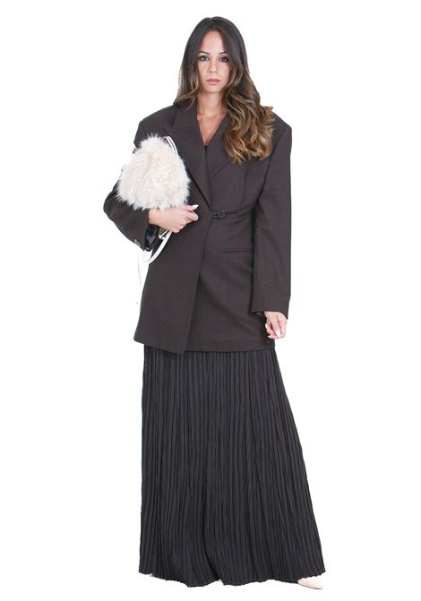 FLANELLA GARZATA BUSTIER ALYSI | Abiti | 165332-A5210CHOCO