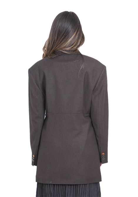 FLANELLA GARZATA ALYSI | Blazer | 165828-A5210CHOCO
