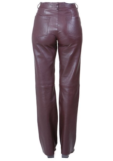 SOFT LEATHER REGULAR ALYSI | Pantaloni | 265104-A5021UV