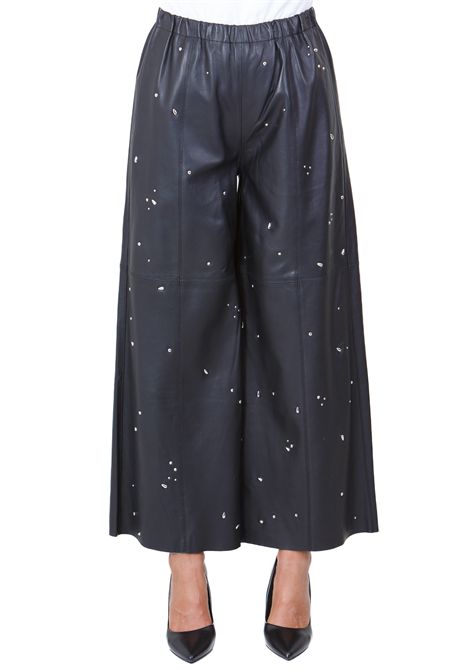 FANCY LEATHER PALAZZO ALYSI | Pantaloni | 265107-A5003NE