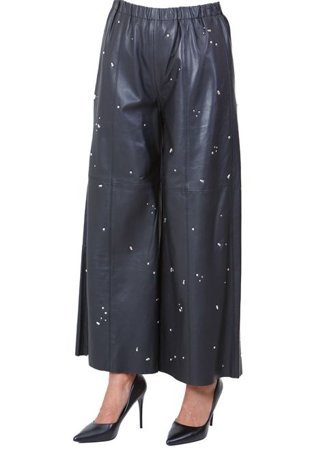 FANCY LEATHER PALAZZO ALYSI | Pantaloni | 265107-A5003NE